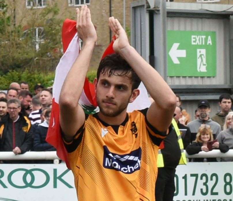 Hady Ghandour is back at Maidstone after leaving Charlton Picture: Steve Terrell