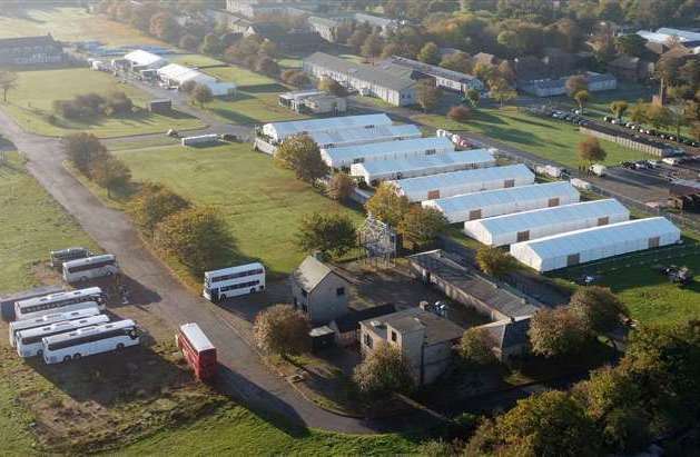The asylum seeker processing centre in Manston