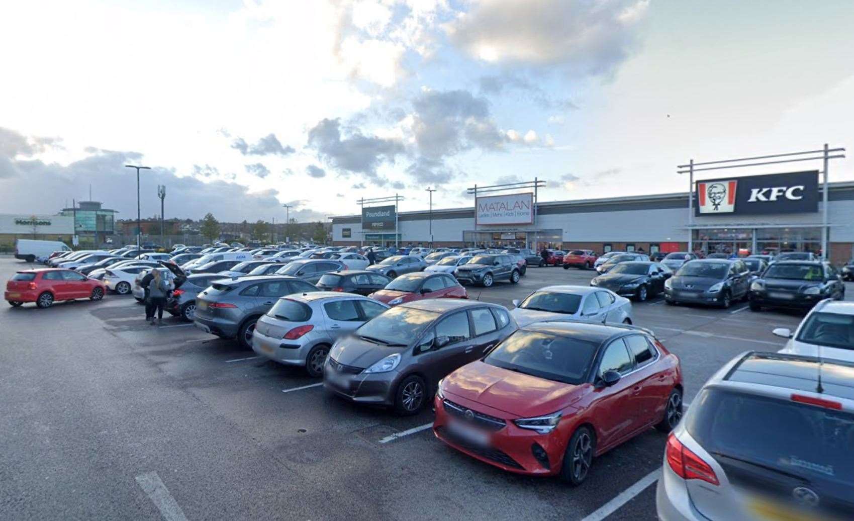 A dispersal order was issued for Strood Retail Park over the weekend. Picture: Google