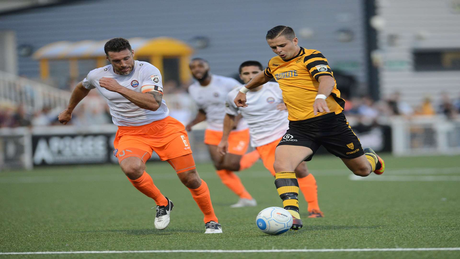 Ben Greenhalgh in action for Maidstone Picture: Gary Browne