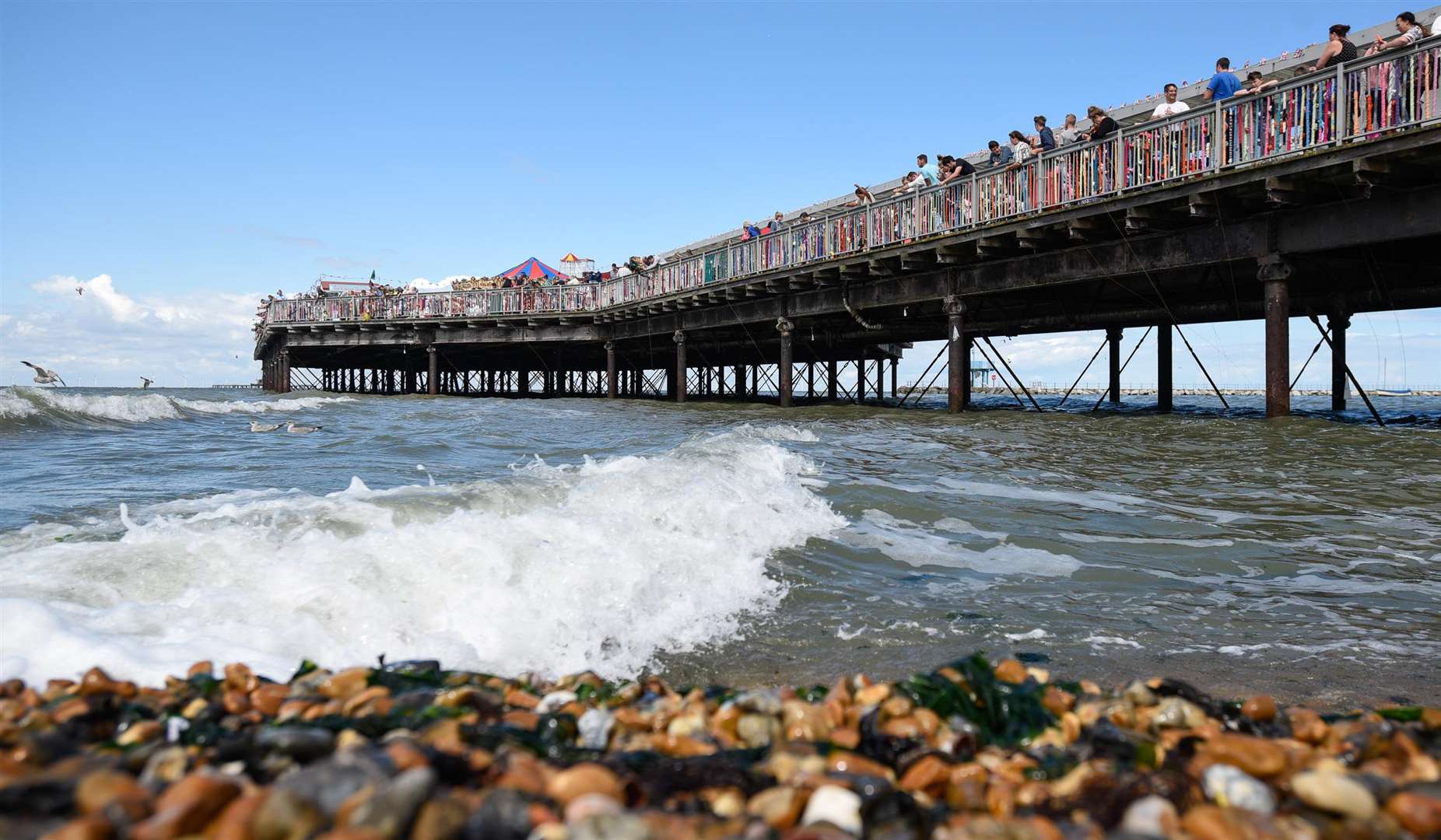 The teenager almost drowned after jumping from Herne Bay pier