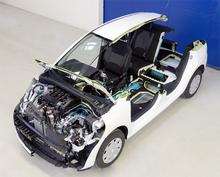 Compressed air hybrid Citroen C3 set for Geneva