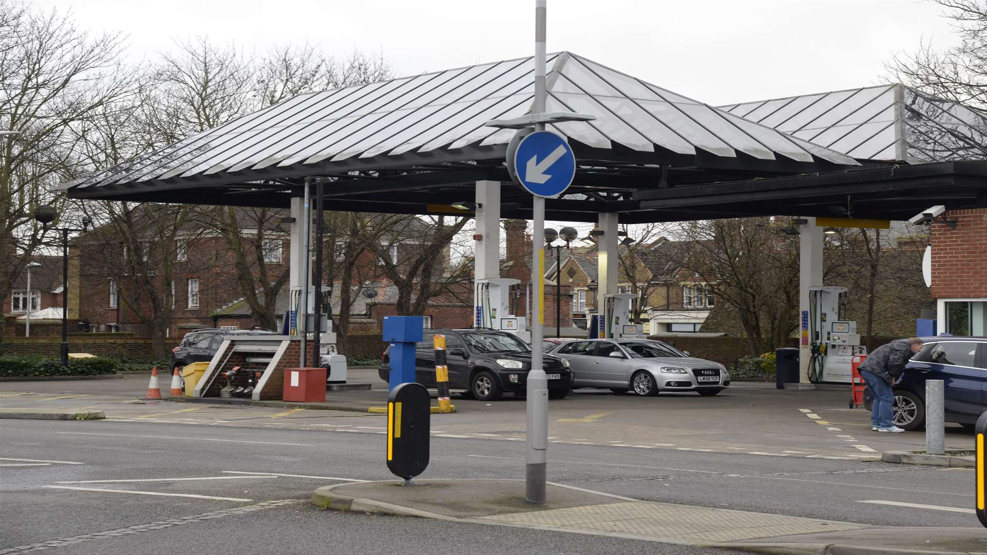 Tesco's filling station, Faversham. Picture: Chris Davey