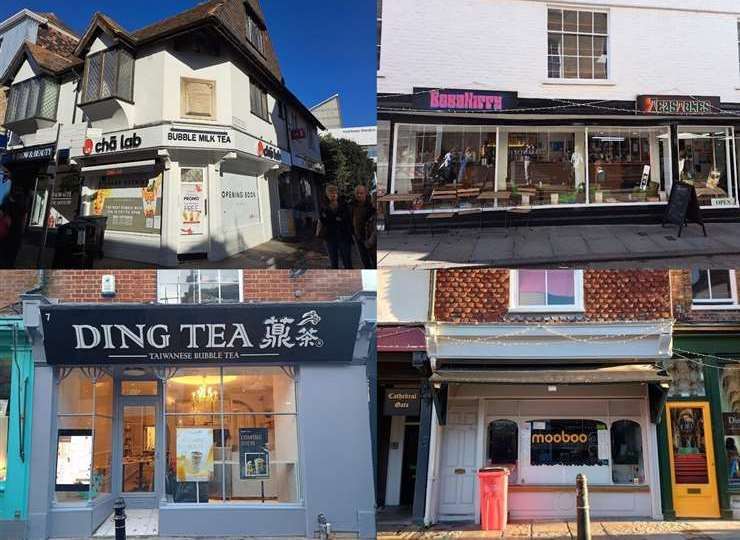 Some of the bubble tea outlets Canterbury already has to offer