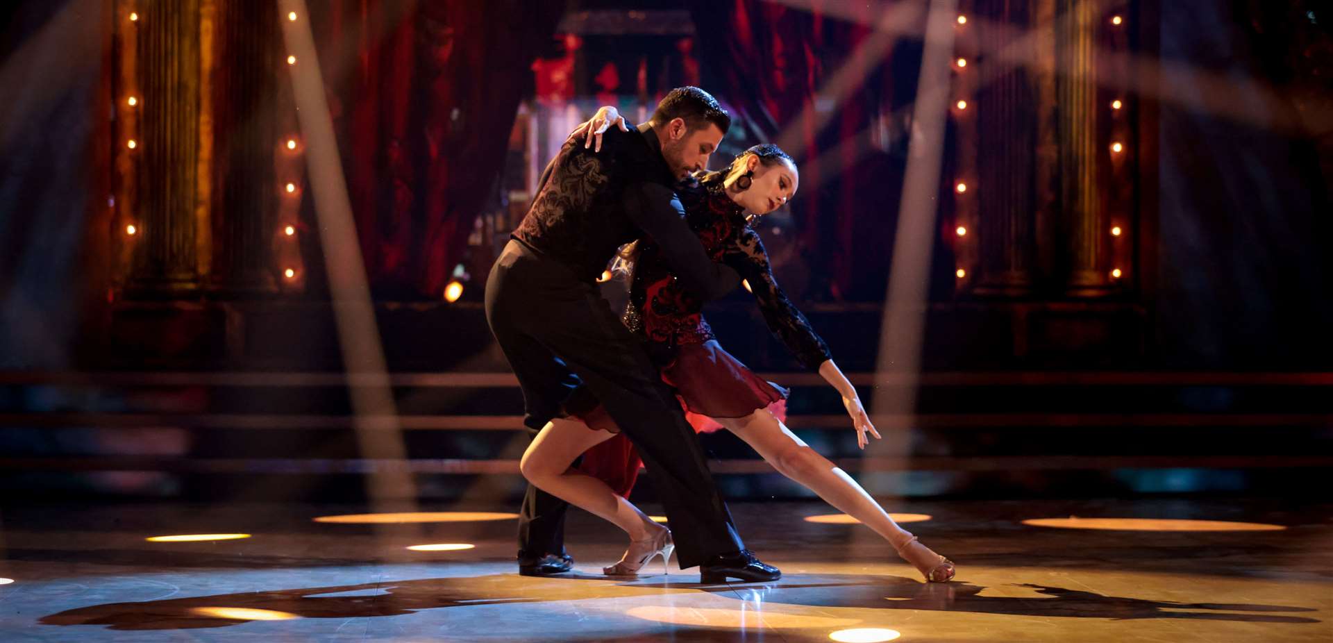 Rose performed on strictly for 12 weeks. Picture: BBC/Guy Levy