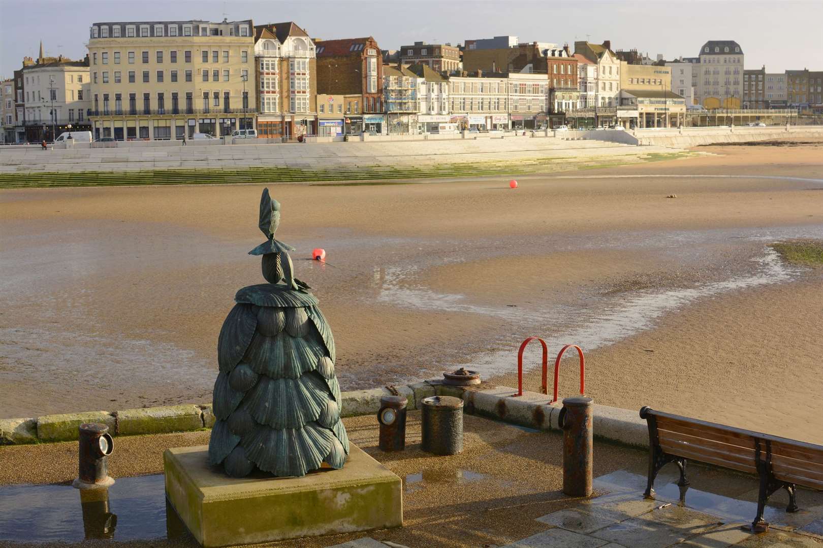 The government announced £100,000 in funding for various projects to boost tourism and economic growth in Thanet. Pictured is Margate's main sands