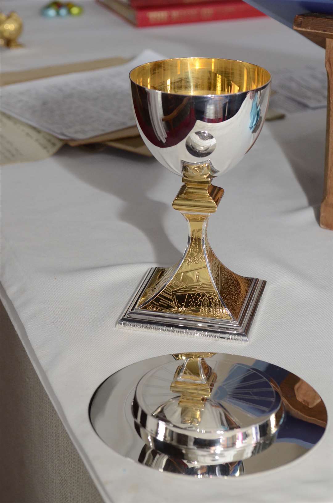A chalice used to take communion