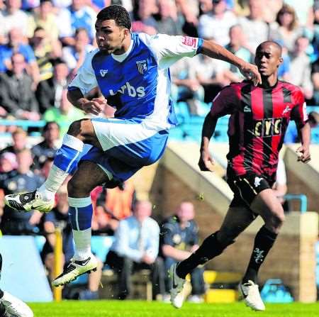 Gillingham's Andy Barcham is relishing life in League 1