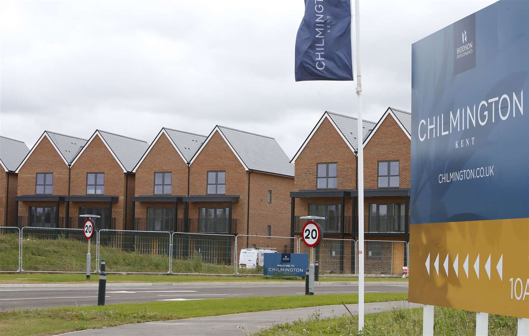 The first residents moved into the Chilmington Green development last year