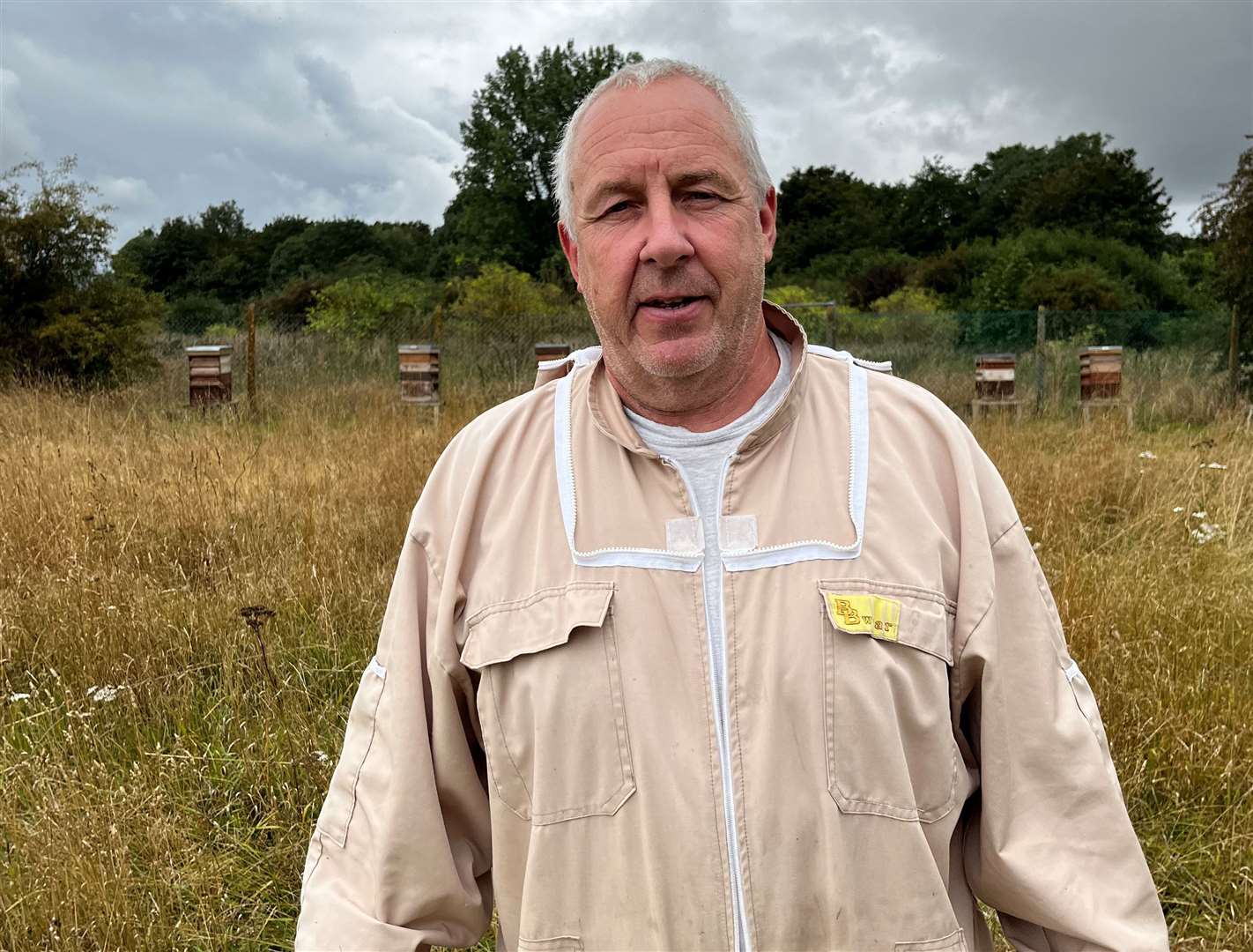 Roy Taylor owns 250 colonies of bees