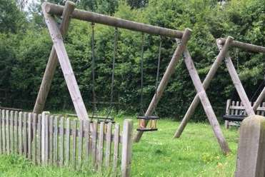 The missing fencing at the play area