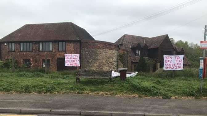 Planning permission for a KFC drive-thru in Hollow Lane was granted in 2020 after a lengthy planning battle. Credit: Katie Rose