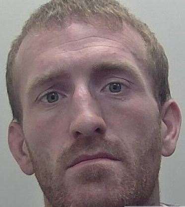 Shane Baker has been jailed for several overnight crimes across Sittingbourne and Maidstone