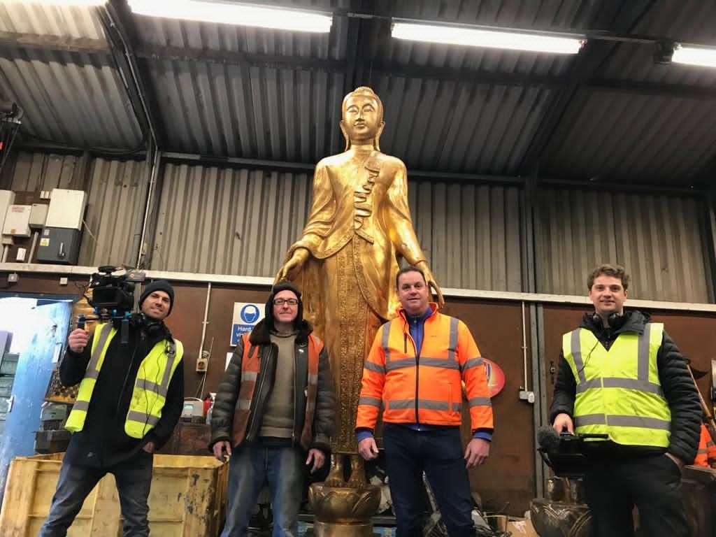 The statue in the shed at Reclamet