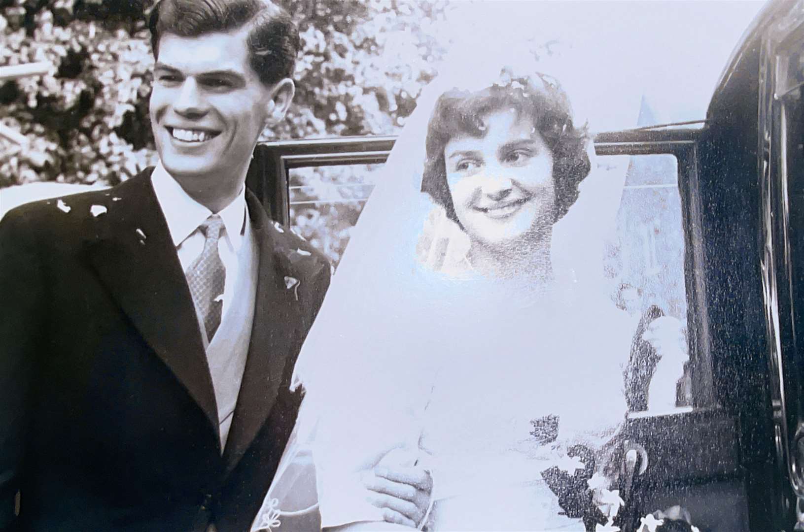 David and Ursula Riceman on their wedding day in 1960. Photo: Riceman family