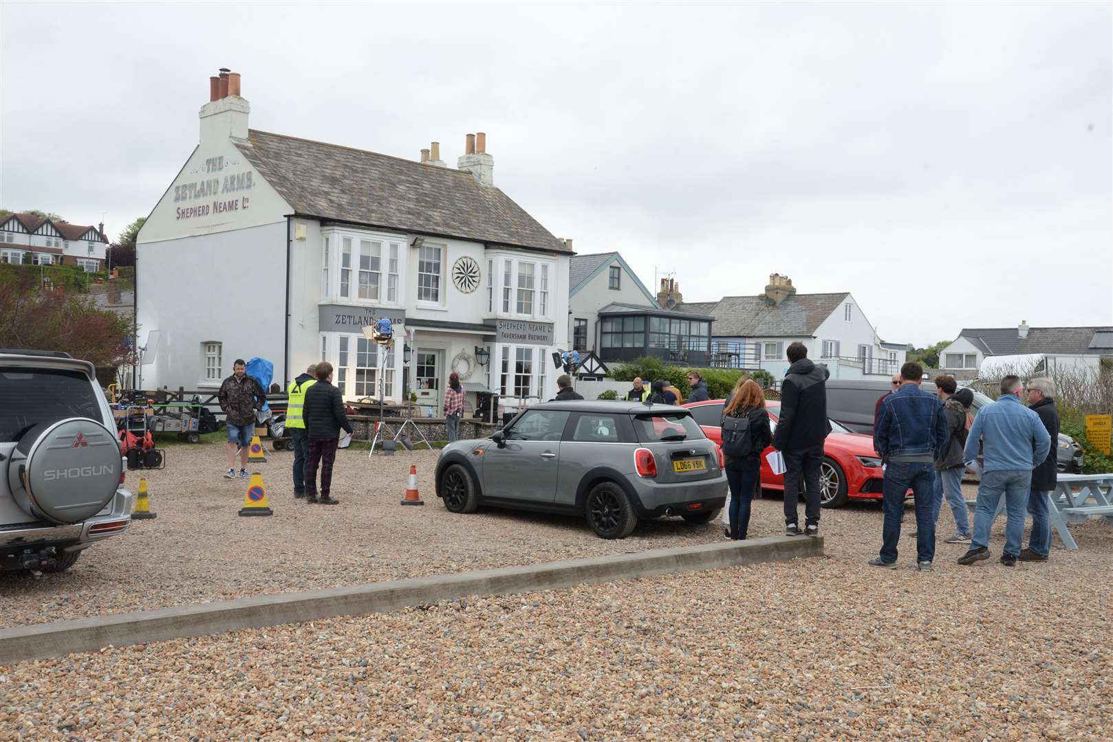 The Zetland pub in Kingsdown is shut all day for filming of the ITV series