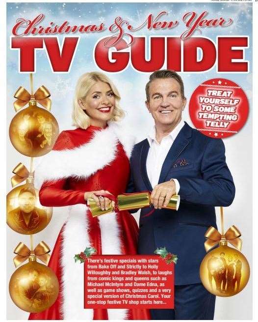 Get your pull-out two-week TV guide inside What's On in all KM Group paid-for papers this week