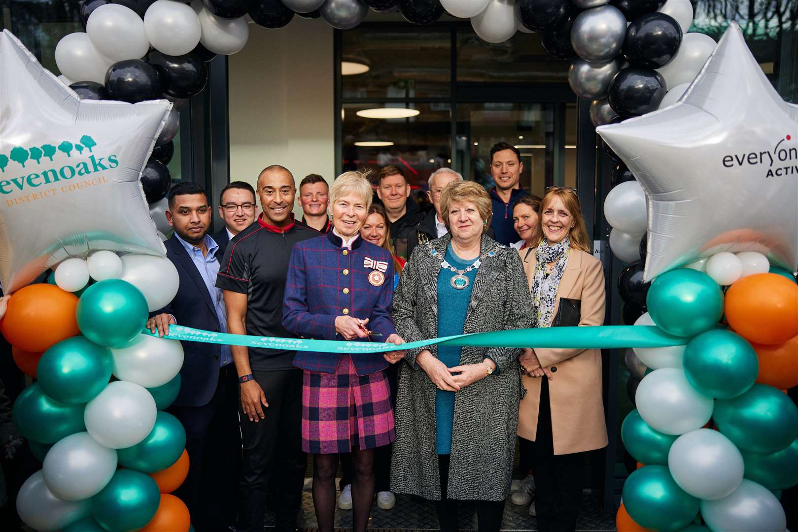 Sporting stars were on hand to launch the new-look £20 million White Oak Leisure Centre in Swanley