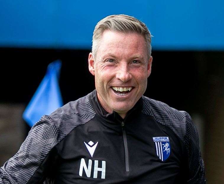 Neil Harris has eight new players at his disposal following Gillingham’s summer transfer business Picture: @Julian_KPI