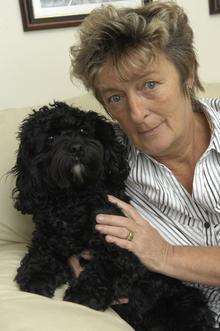 Denise Lynch with her dog Hamish