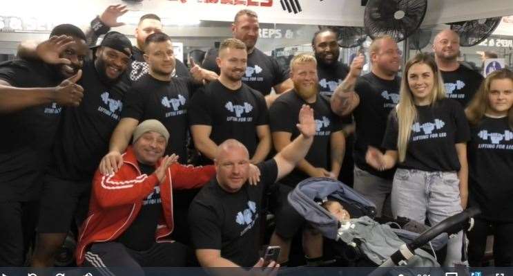 Reps and Sets Gym set a new weightlifting world record at a charity fundraiser event held for Chatham baby Leo Andrews
