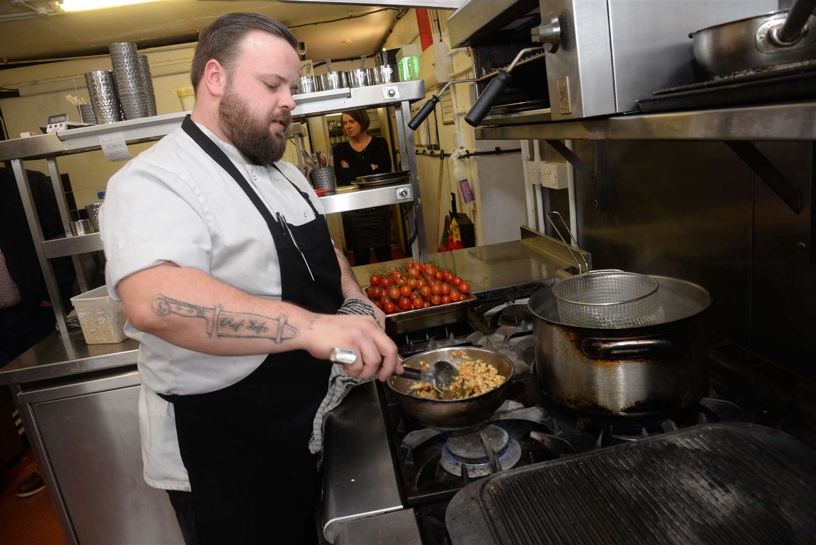 Chef Ray Clear at The Butchers Block in Burnham which won Dining Pub or Bistro of the Year