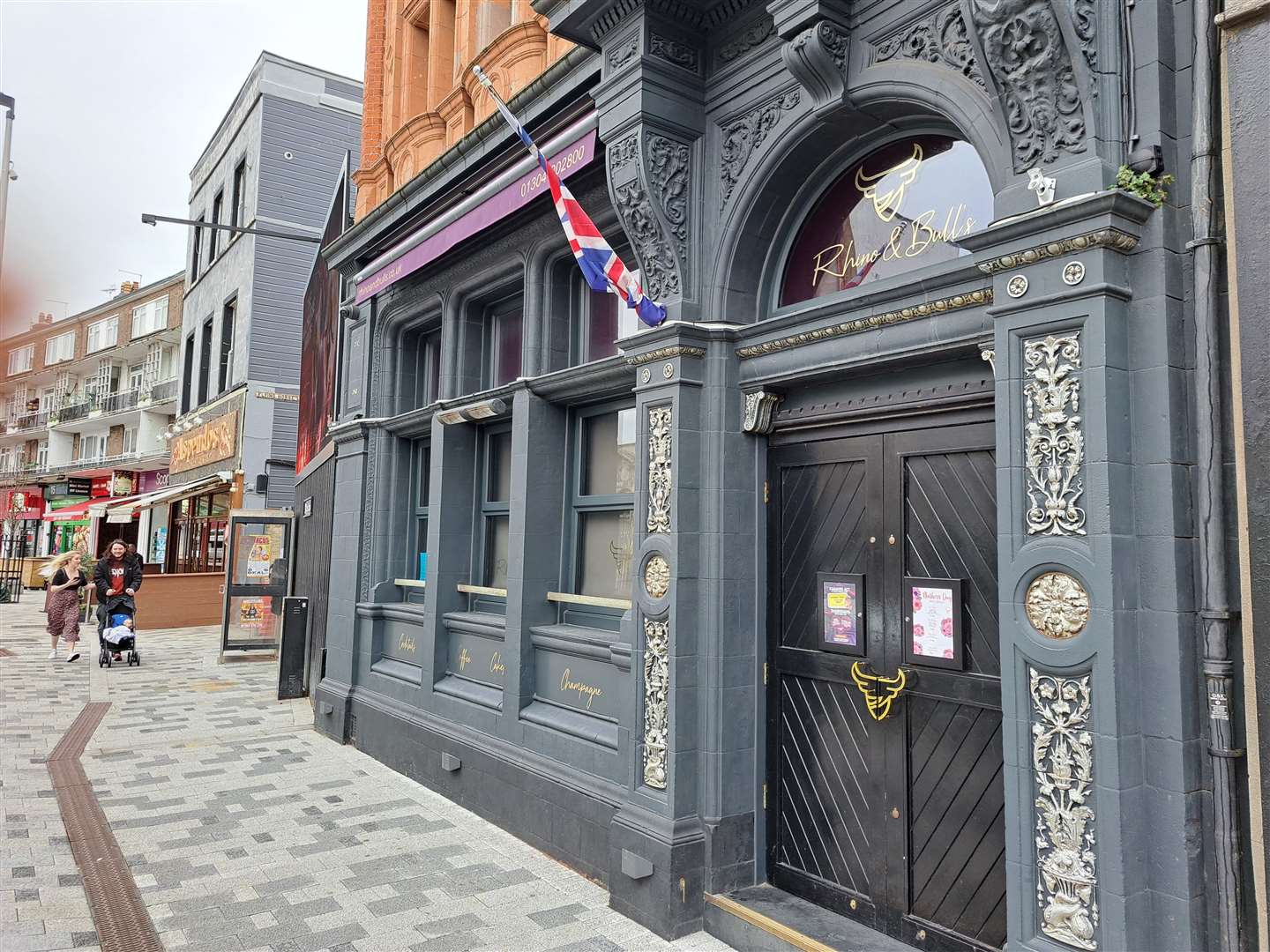 The Rhino & Bull's cocktail bar, in King Street, Dover