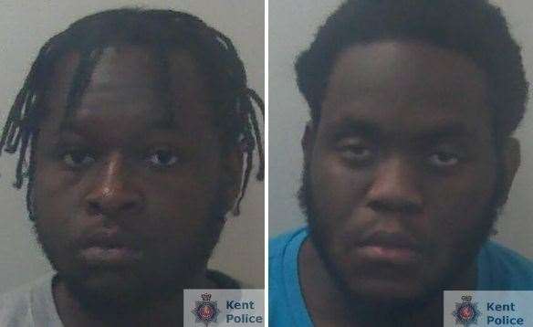 Daquan Brown and Ricardo Cain. Picture: Kent Police