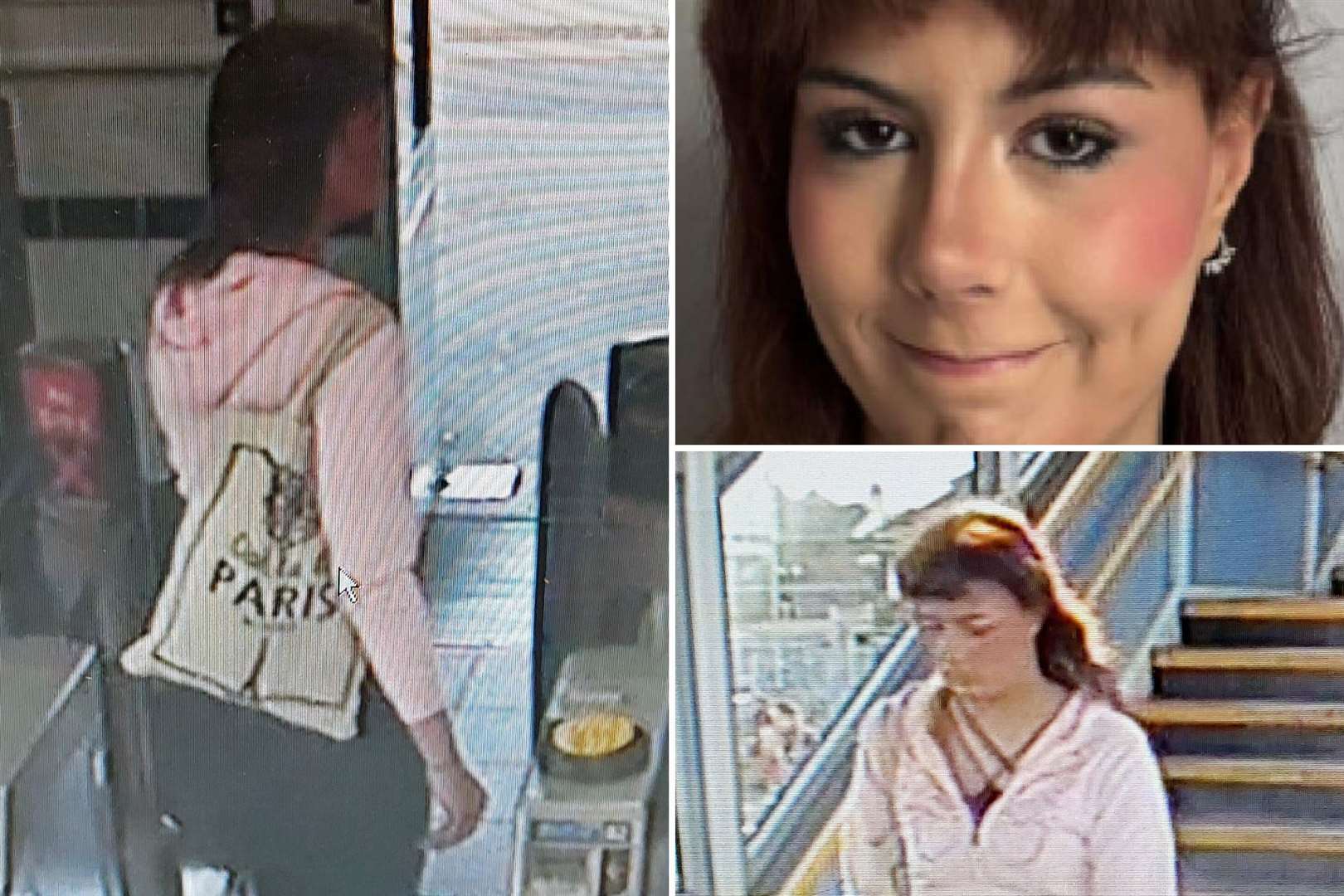 Tilly Carter, 17, was reported missing from Margate and CCTV images show her at Sittingbourne railway station. Picture: Kent Police