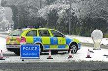 Snow forces road closure
