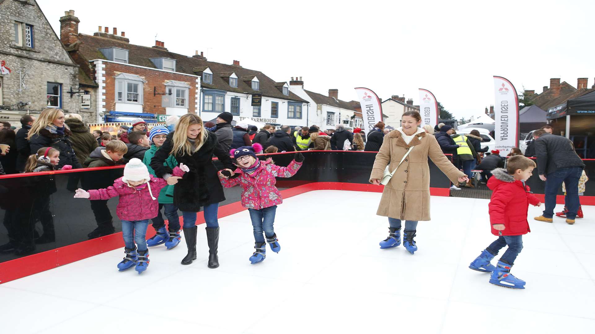 Visitors to West Malling Christmas Festival Picture: Andy Jones