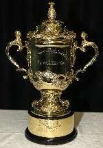 The Webb Ellis Cup will be on the KM stand