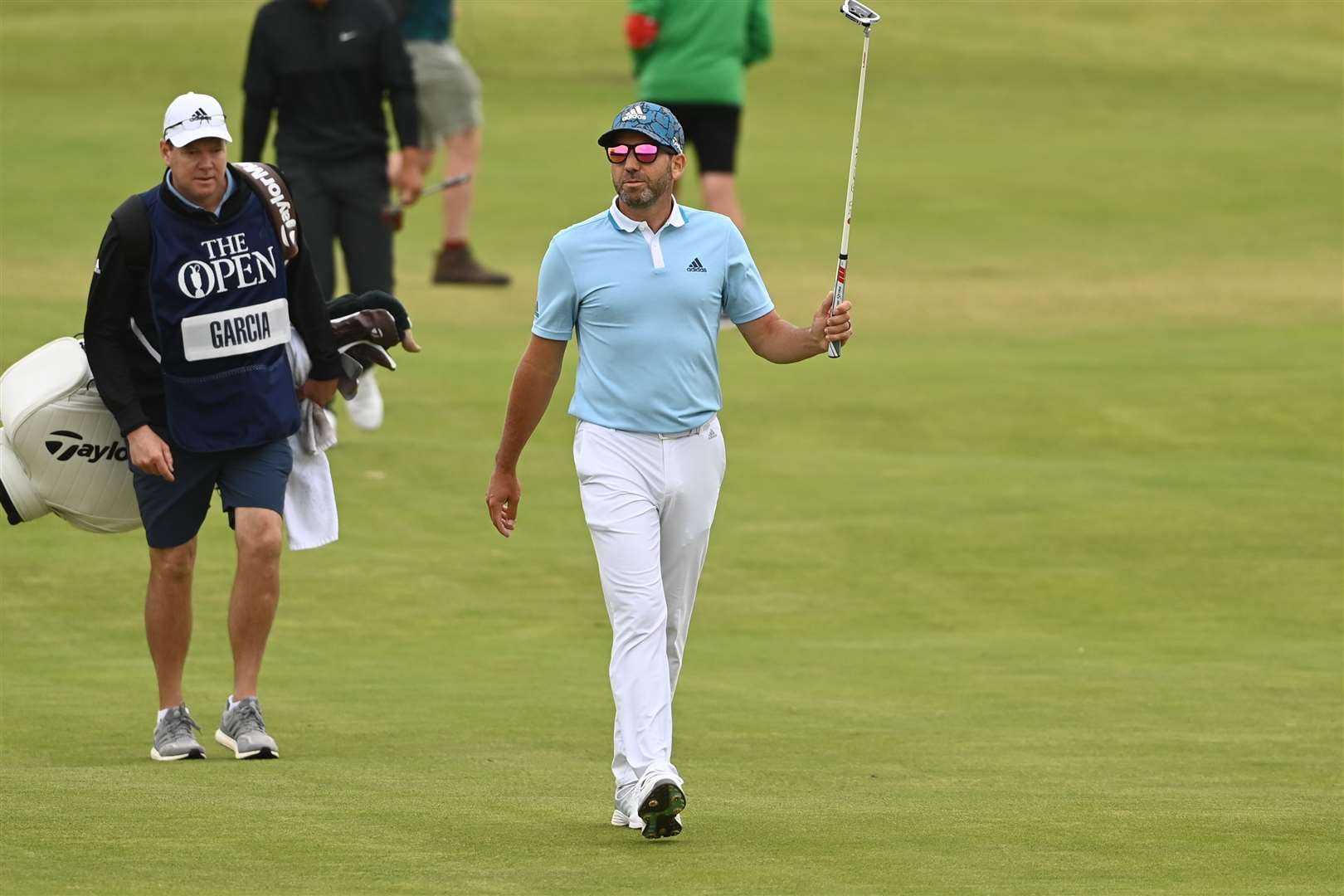 Sergio Garcia acknowledges the crowd. Picture: Barry Goodwin (49261891)
