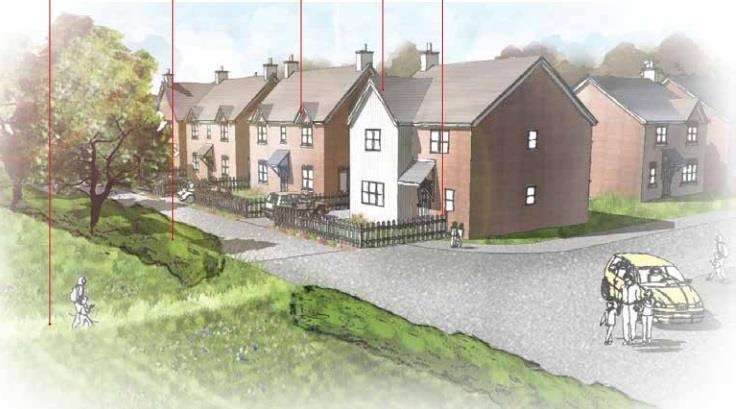 Plans for the controversial homes in Biddenden