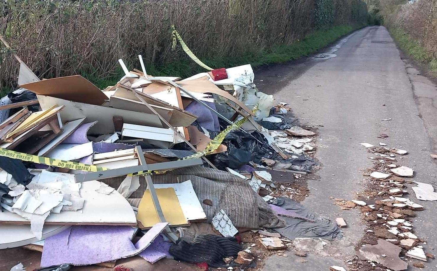 It is understood the waste has been reported to the council. Picture: Martin Deacon
