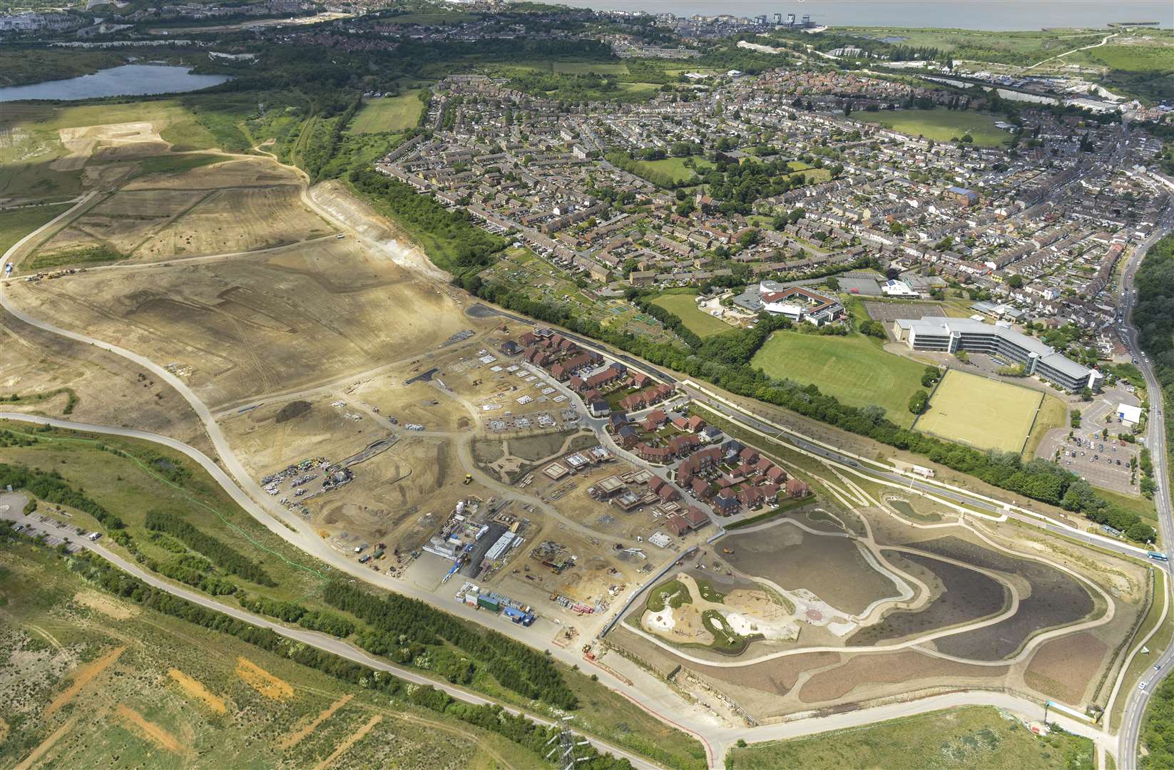 The Eastern Quarry, named Whitecliffe at Ebbsfleet Garden City, is the largest development where there are plans for more than 6,000 homes.