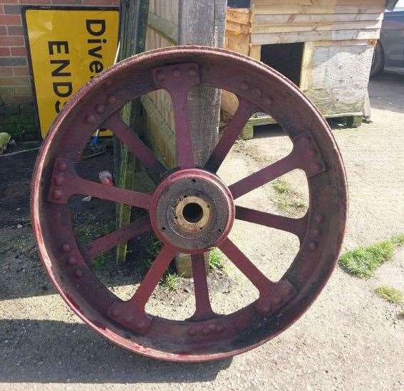 The wheel was discovered in Coxheath