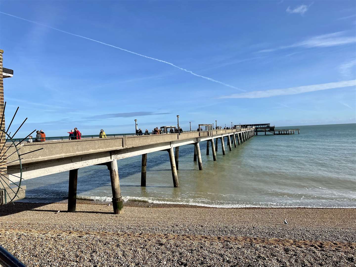 The baton will arrive at Deal pier