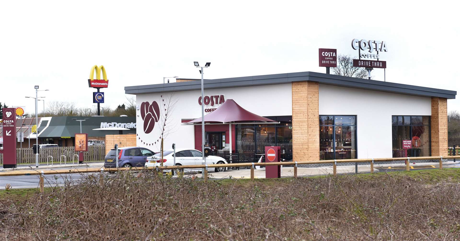 A Costa Coffee drive-thru is planned for a plot next to McDonald's on the Medway City Estate Library picture