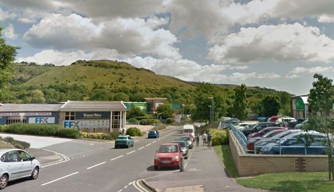 A man was arrested after £1440 worth of items were stolen from a Park Farm Road store in Folkestone. Picture: Google