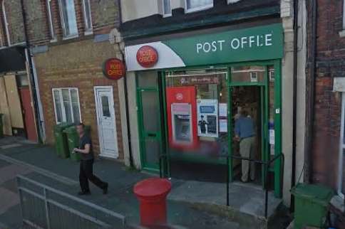 A post office in Black Bull Road, Folkestone, was targeted. Picture: Google Street View