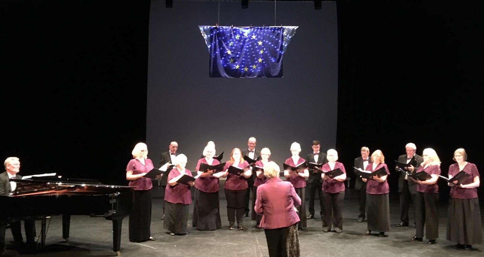 The Maidstone Singers in action in Beauvais