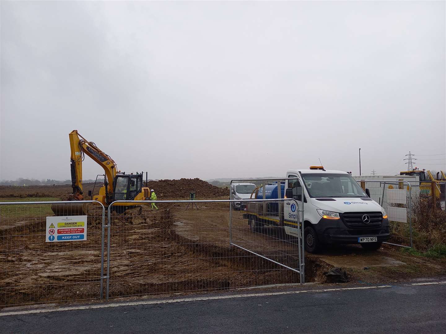 Workmen have started clearing land on the site off Greenhill Road and Thornden Wood Road in Herne Bay