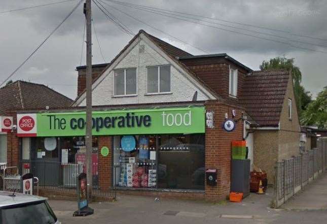 The Co-op store in Hempstead was burgled in the early hours of this morning. (1272540)