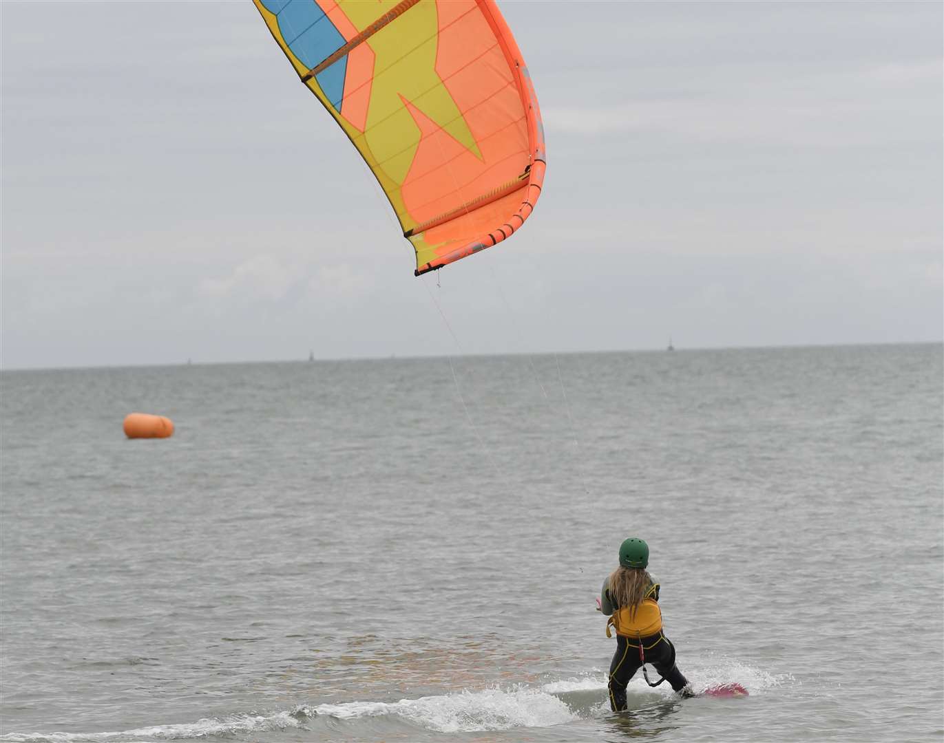 About 70 kitesurfers are taking part in the competition