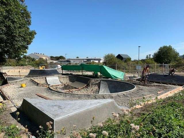 Sittingbourne's new Mill Skatepark is set to open soon. Picture: Dave Green