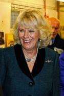 Camilla, Duchess of Cornwall, visits Rochester airport