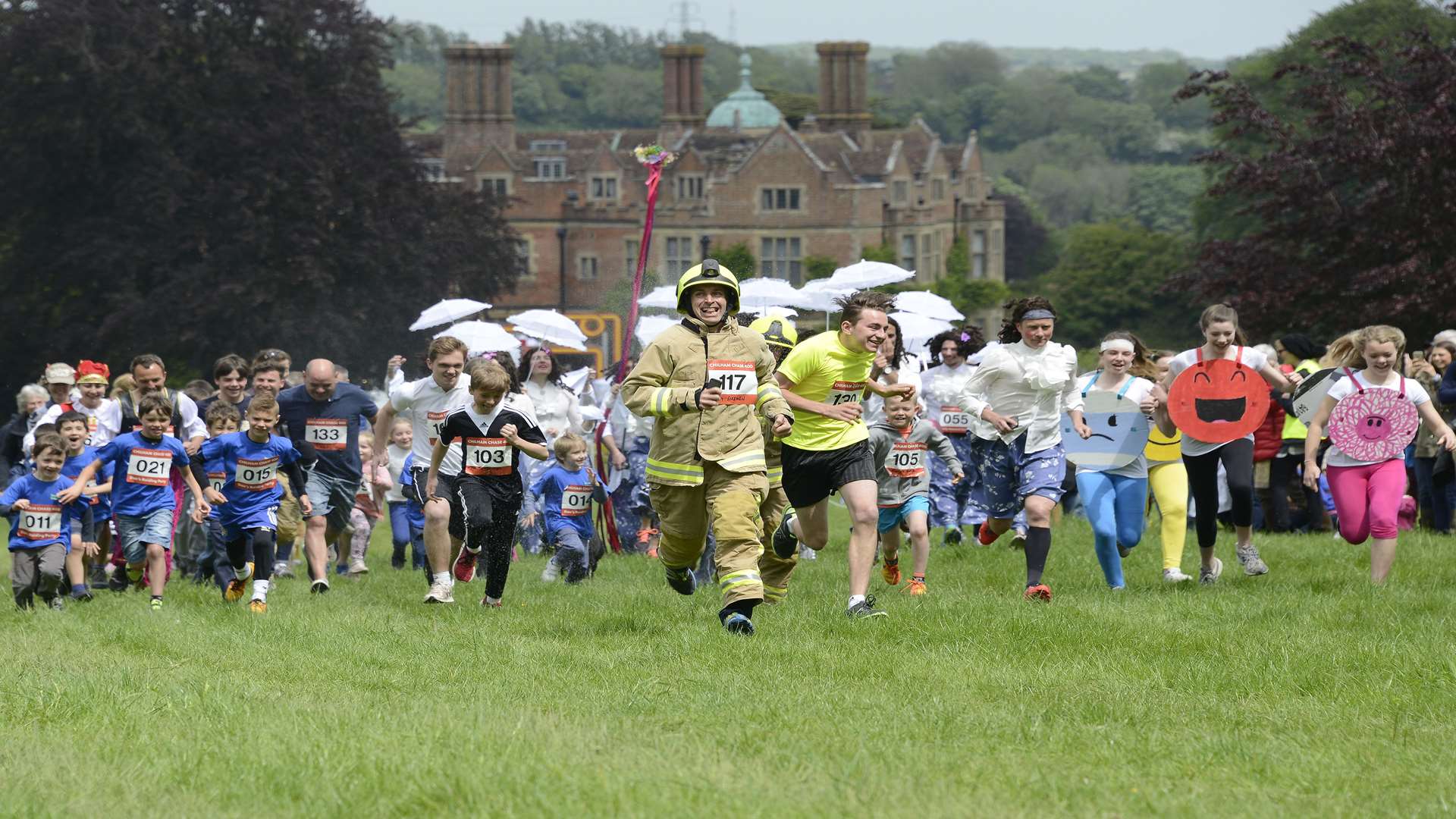 And they're off! The Chilham Chase will follow the Shakespeare performances Picture: Paul Amos