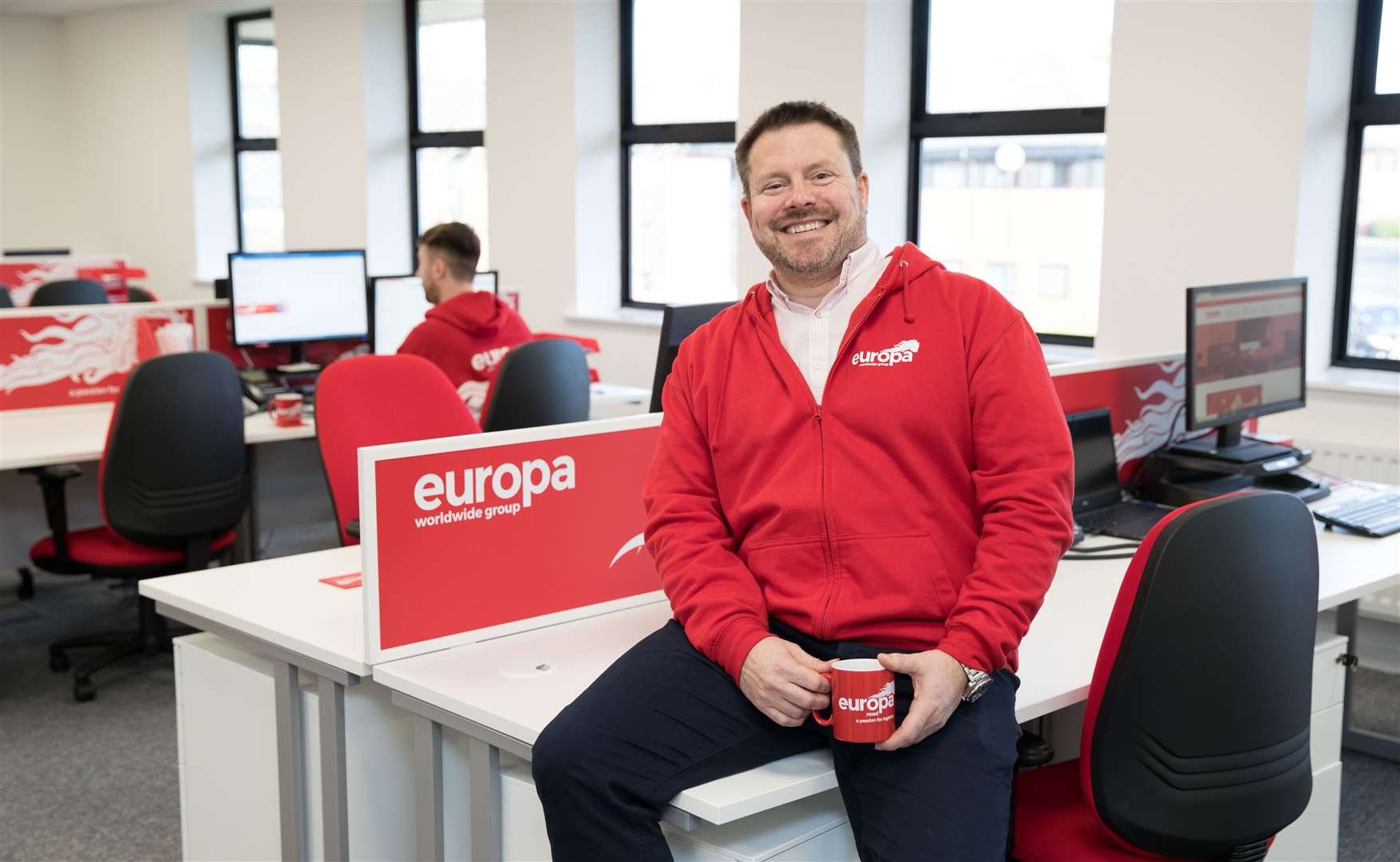 Mat Jobson, the new general manager at the Europa Contact Centre in Ashford