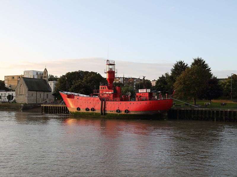The LV21 Lightship and the River Thames are a popular draw. Picture: Gravesham council
